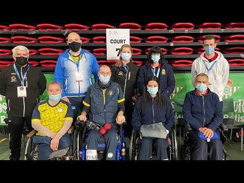 Seville 2021 World Boccia Europe - Pair BC4 Pool C - Ukraine vs Portugal