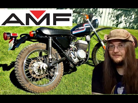 1975 AMF Harley Davidson SX-175 Start up