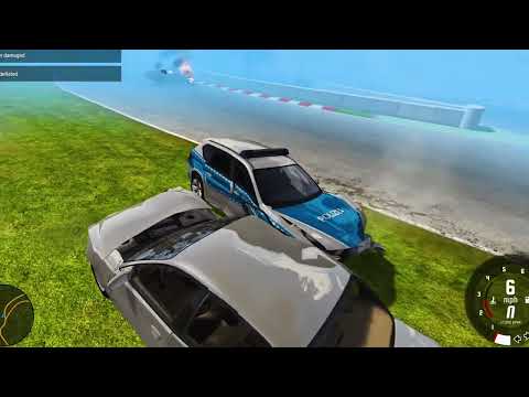 Out of Control car crashes | 02 | Invisible road accident | heavy driver beamNG drive