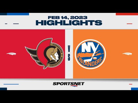 NHL Highlights | Senators vs. Islanders - February 14, 2023