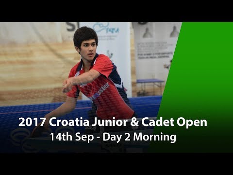 2017 ITTF Croatia Junior & Cadet Open - Day 2 Morning