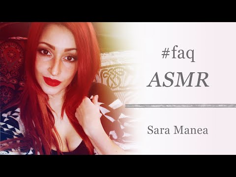 ASMR Sono single? E la lavatrice?  Rispondo alle vostre domande! #FAQ Talking