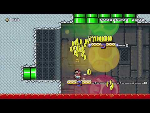 Bowser Junior's Theme Park by Fabian - Super Mario Maker - No Commentary 1bn