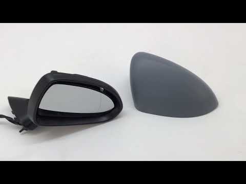 Fits Vauxhall Corsa D 2006- Mirror Heated Electric Primed Black Arm Right video