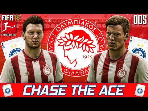 THE ACE IS FLYING! - Chase the Ace - Olympiacos - Fifa 18 Career Mode - Ep 5