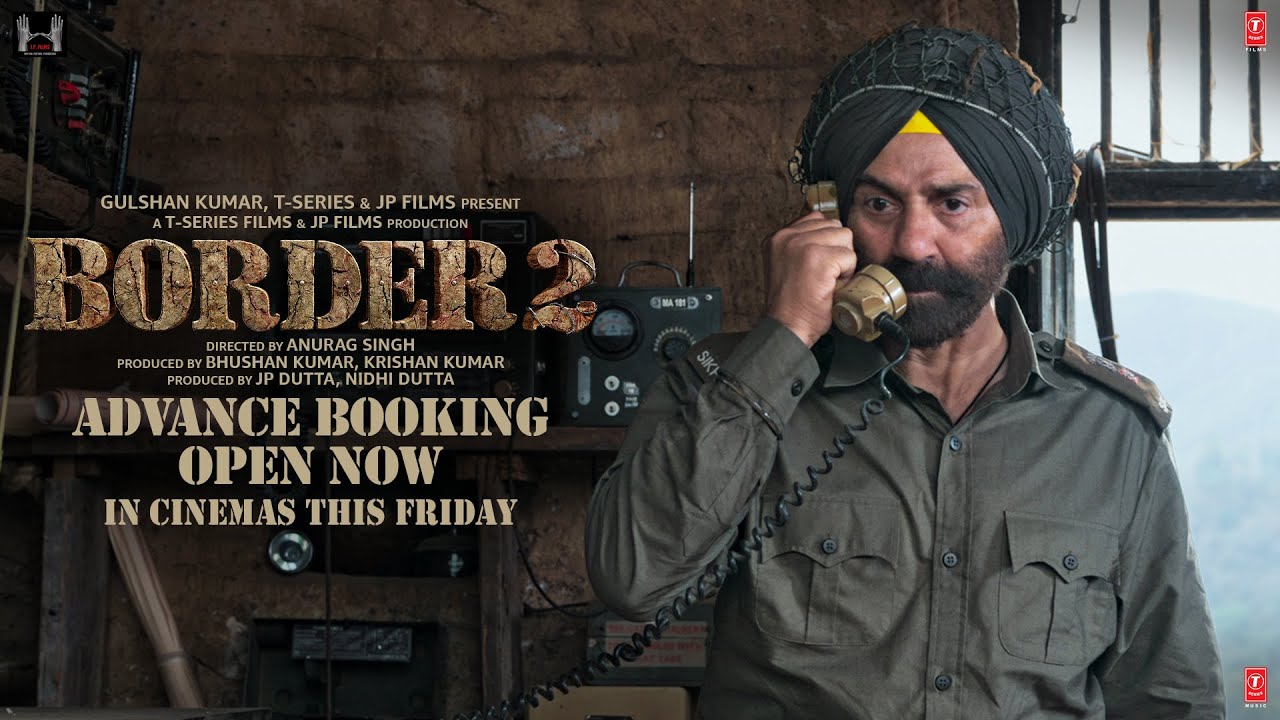 Book Your Tickets Now: BORDER 2 | Sunny Deol,Varun D,Diljit,Ahan |Anurag S|JP Dutta,Bhushan K|23 Jan