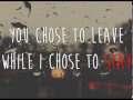 Now That It's Over [Lyric Video]