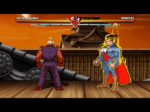 SHIN AKUMA vs DEMITRI -  Amazing epic fight battle !