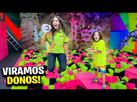 VIRAMOS DONOS DO MAIOR PARQUE DE TRAMPOLIM ( Impulso Park )