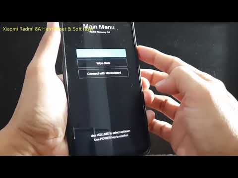 How to Hard Reset Xiaomi Redmi 8A