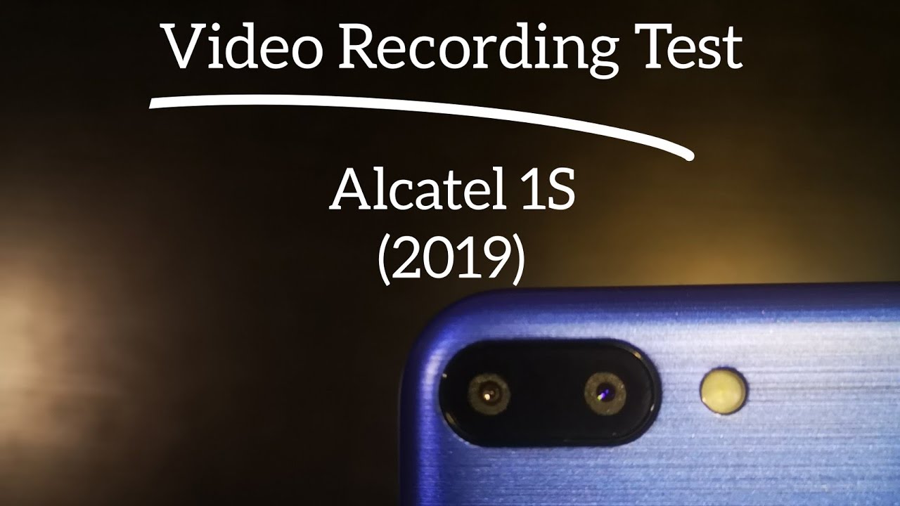 Alcatel 1S : Video recording