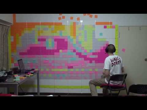 Cover Your Walls With Sticky Note Pixel Art | Kotaku Australia