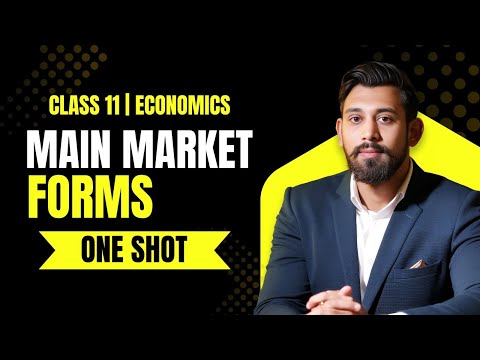 Main Market Forms | One Shot | Chapter 10 | Micro economics
