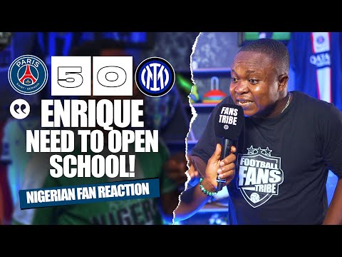 PSG 5-0 INTER MILAN  ( Henry - NIGERIAN FAN REACTION) 2024-2025 UEFA CHAMPIONS LEAGUE FINAL
