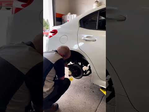 Full Stoptech brake upgrade 2018 WRX #subaru #wrx #sti #jdm #racecar #nvauto #autorepair #brakes