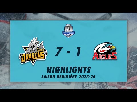 Dragons de Rouen 7-1 Aigles de Nice - Highlights - Synerglace Ligue Magnus 2023/24