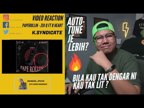 " PAPE ROLLIN' " ft B-HEART ( OFFICIAL AUDIO ) | AUTO-TUNE JE LEBIH? | VIDEO REACTION