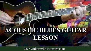 Download lagu ACOUSTIC BLUES GUITAR LESSON - Combining Turnarounds, Fills & Licks With Rhythm Playing mp3