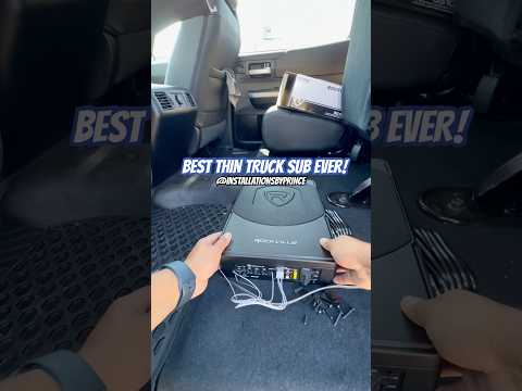 ROCKVILLE SHALLOW TRUCK 10” SUB🔊 SS10P #winnipeg #rockville #ss10p #subwoofer #tundra #fyp #asmr