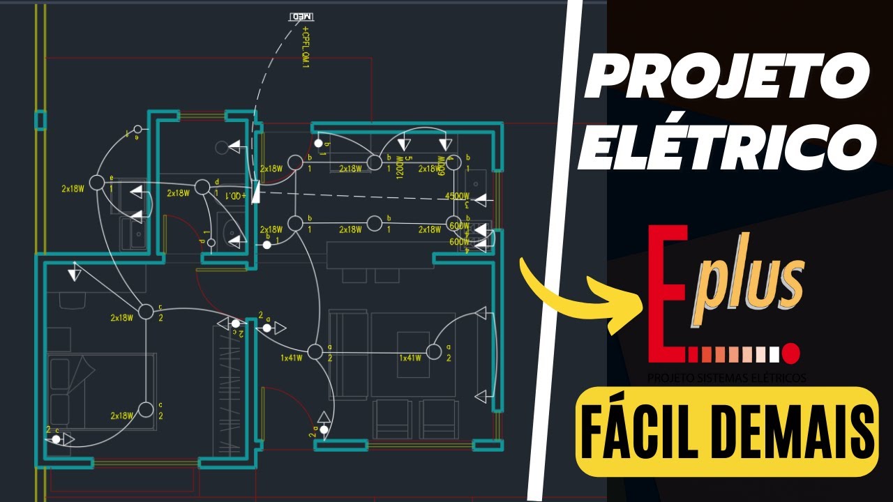 Projeto de Instalações Elétricas no Eplus - Aula 1