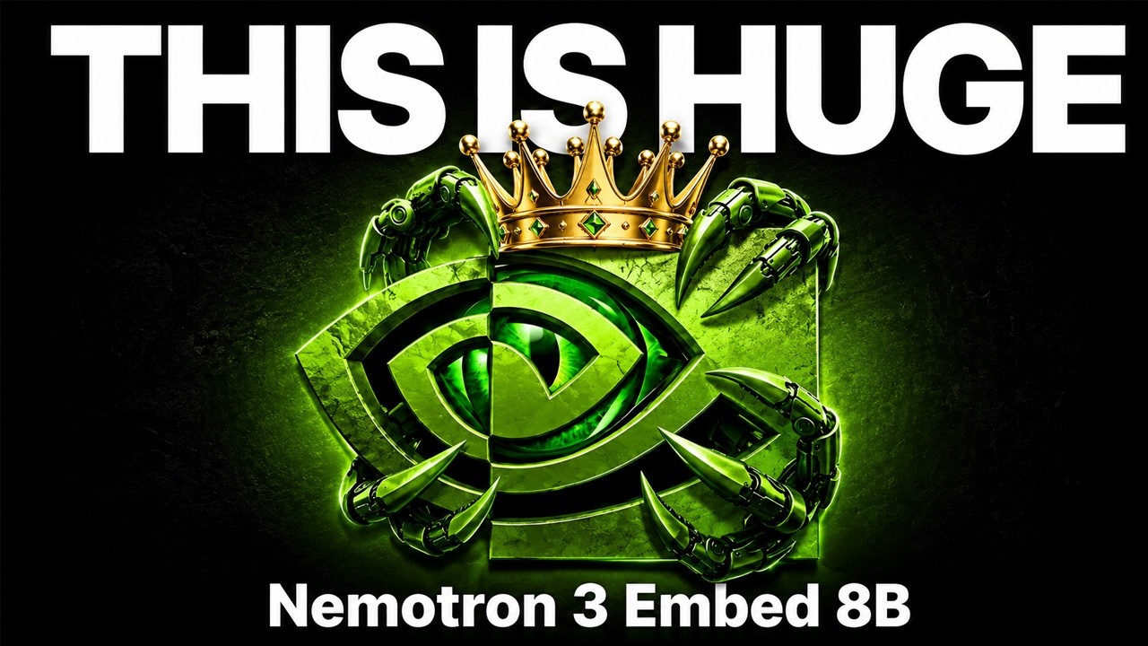 NEW Nemotron 3 Embed 8B is WILD! 🤯