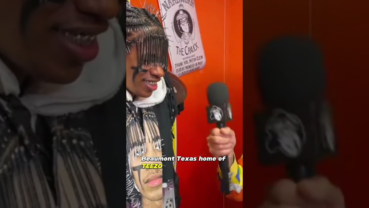 Teezo and nardwuar linked up 🔥🔥 #teezotouchdown #nardwuar #bridgingthegap #fyp