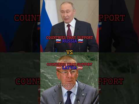 Countries that support Russia vs countries that support Latvia#shorts#viralshorts