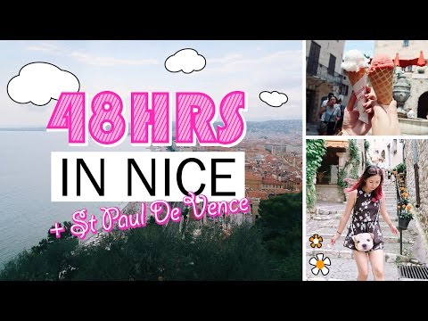 TRAVEL VLOG #2: Nice, France Part 2/2 - St Paul De Vence Day Trip ♥ MUST SEE in French Riviera ♥