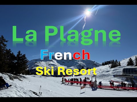 Skiing in La Plagne, French Ski resort