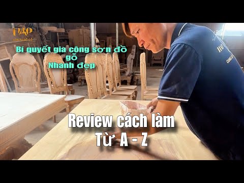 Cách sơn đồ gỗ nhanh đẹp /Review cách làm A-Z
