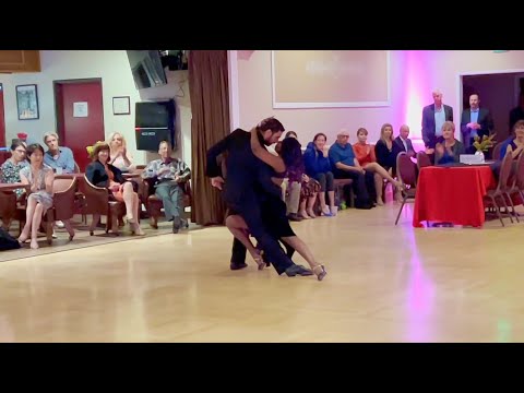 Martin Almiron and Lauren Woods performing at Milonga LAX - June 17, 2022