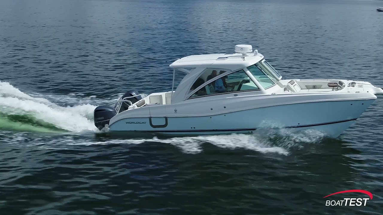 BoatTEST Sharrow MX™ Propeller review. World Cat 325 DC with twin Yamaha 300 HP motors