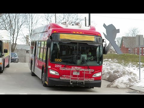 [WORLD PREMIERE] NFTA METRO RIDE ROUTE 13 INBOUND BUS 2252 -  2022 NEW FLYER XE40