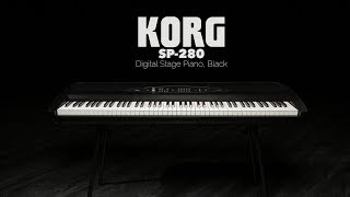 Video thumbnail for Korg SP-280 Digital Stage Piano, Black | Gear4music demo by Gear4music Guitars