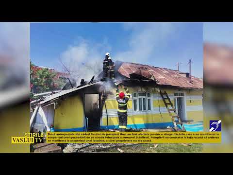 INCENDIU LA STANILESTI!