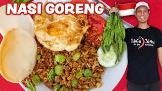 Indonesian Street Food 🇮🇩  NASI GORENG RECIPE - Fried Rice!! | Street Food at Home Ep. 3 - YouTube