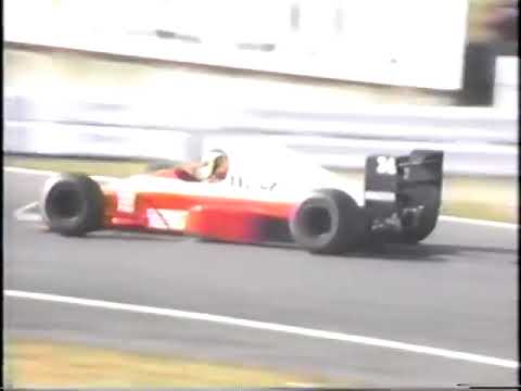 1989 F1 Japanese GP - Pre-qualifying session (view from grandstand)