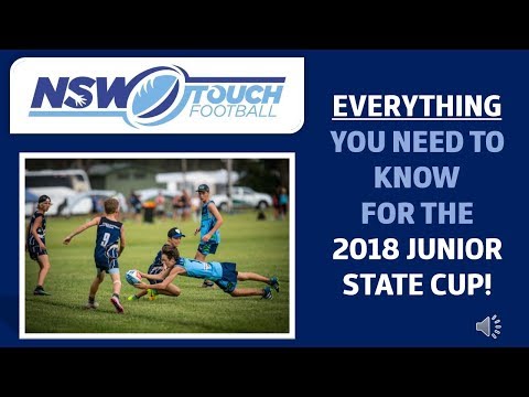 2018 Junior State Cup: Participant Briefing