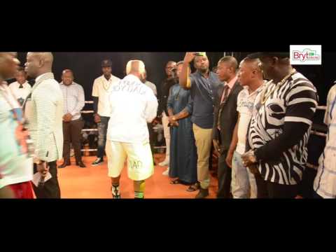 Banku and Powers display dance skills. #RepeatorRevenge