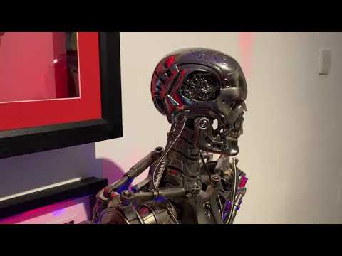 Build the T-800 Hachette Agora Upgraded Model Modz teeth and custom base