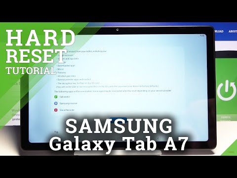 Hard Reset for SAMSUNG Galaxy Tab A7 – Wipe Data / Remove Screen Lock