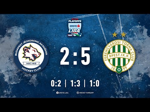 Gólösszefoglaló EL 215 - Budapest Jégkorong Akadémia HC - FTC-Telekom 2-5 20230304