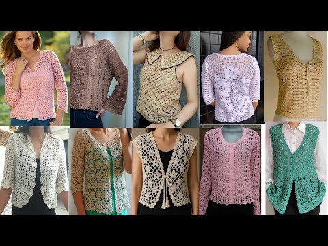 Crochet lacy cardigan| crochet lacy west #crochet #crochetcardigan #crocheting 