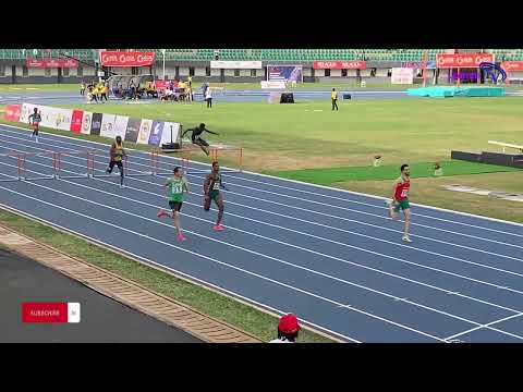 Men’s 400m hurdles. Round 1. Heat 2. 13th All African Games. Accra2023.