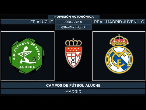 EF Aluche - Real Madrid Juvenil C | 1ª División Autonómica Juvenil 2021/22 | Jornada 9
