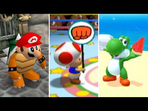 Evolution of 1-Vs-3 Minigames in Mario Party (1998-2017)