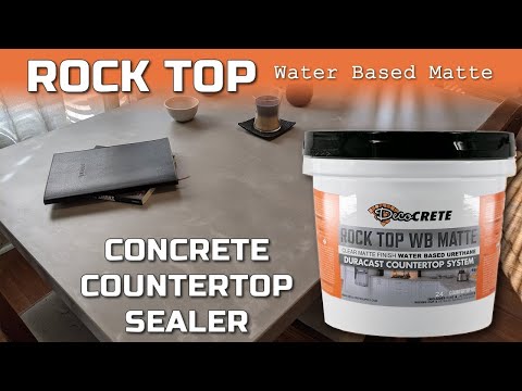 ROCK TOP Concrete Countertop Sealer!