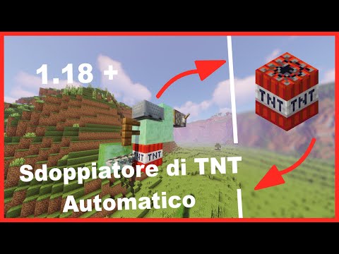 Come Costruire uno Sdoppiatore di TNT Automatico - Minecraft Tutorial 1.18