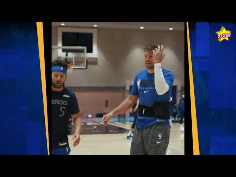 Dallas Mavericks Luka Doncic and J. J. Barea appear unstoppable in pickleball and spikeball