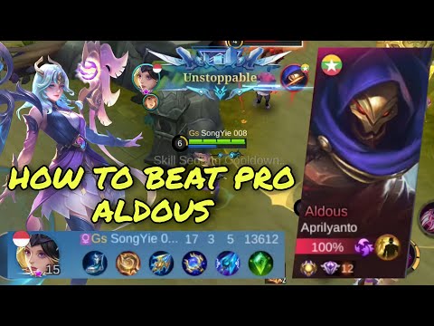LUNOX GAMEPLAY BEAT PRO ALDOUS WITH LUNOX | ML - MOBILE LEGENDS - MOBILE LEGEND - MLBB - LUNOX E